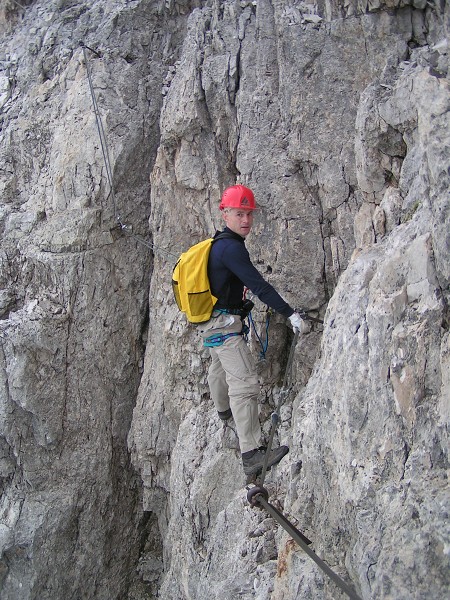 FERRATA GUISEPPE OLIVIERI NA TOFANA DI MEZZO  